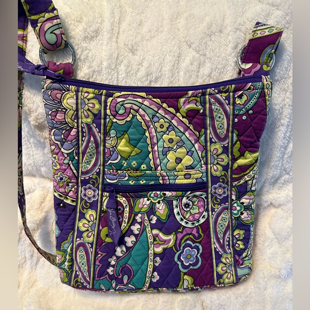 VERA BRADLEY GUC PAISLEY MULTI COLOR CROSSBODY